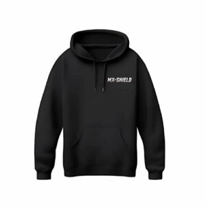 Black hoodie with 'MY CHOICE' text on the chest.